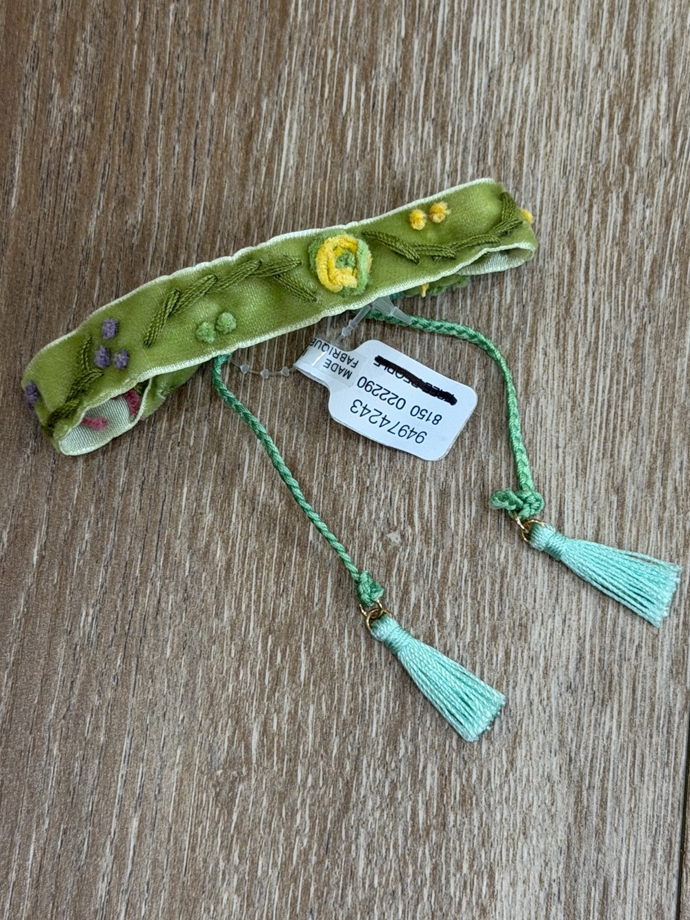 NWT Free People Eternal Friendship Bracelet in Emerald